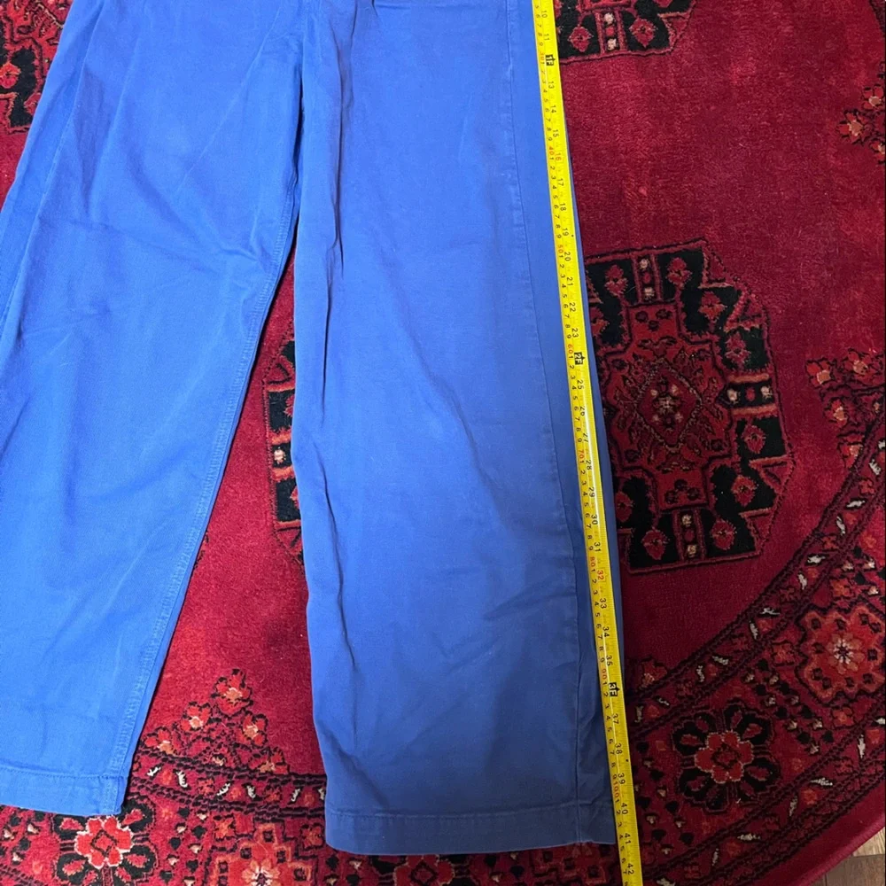 ASOS genderless wide leg blue denim